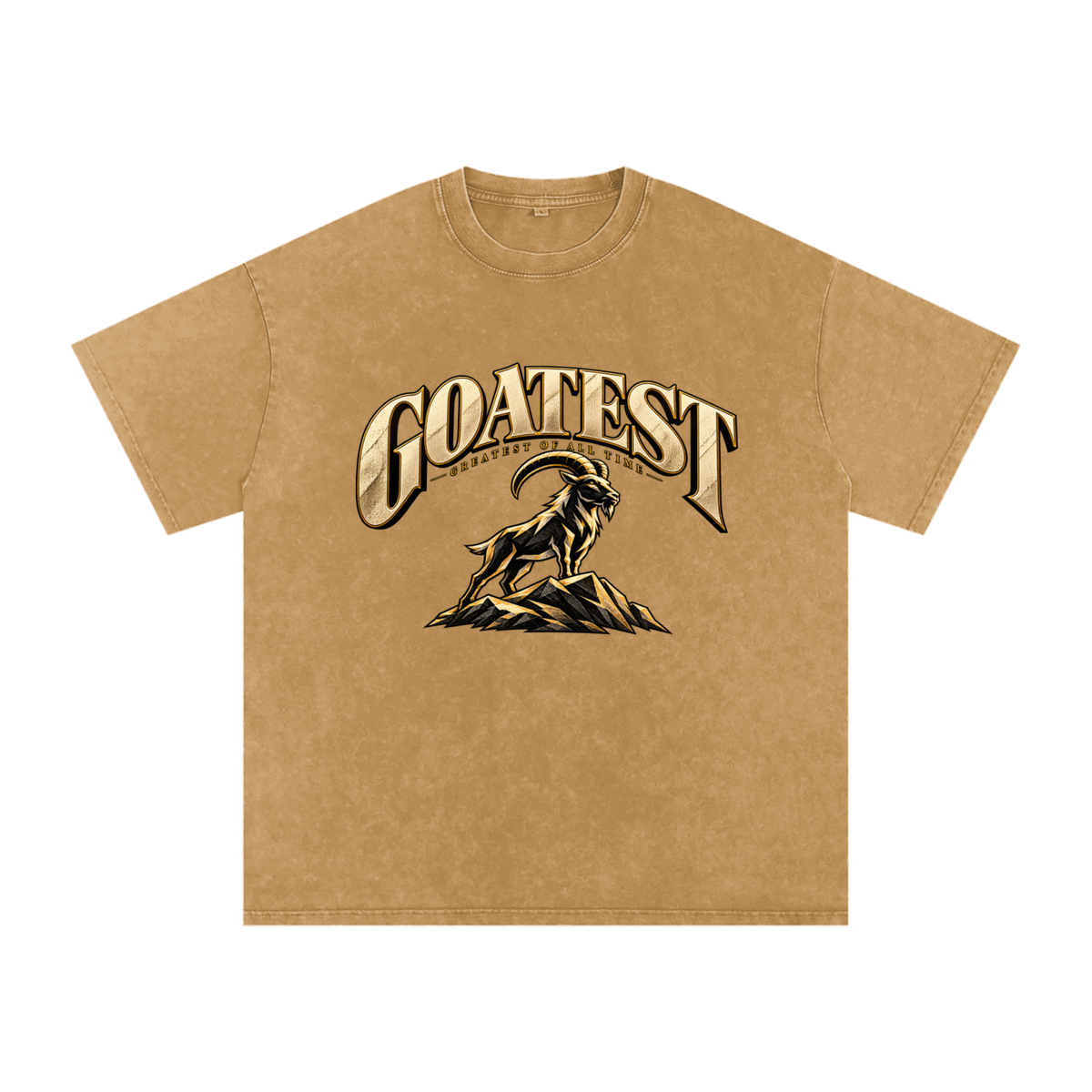 GOATEST — Greatest of All Time / Oversized Cotton T-Shirt