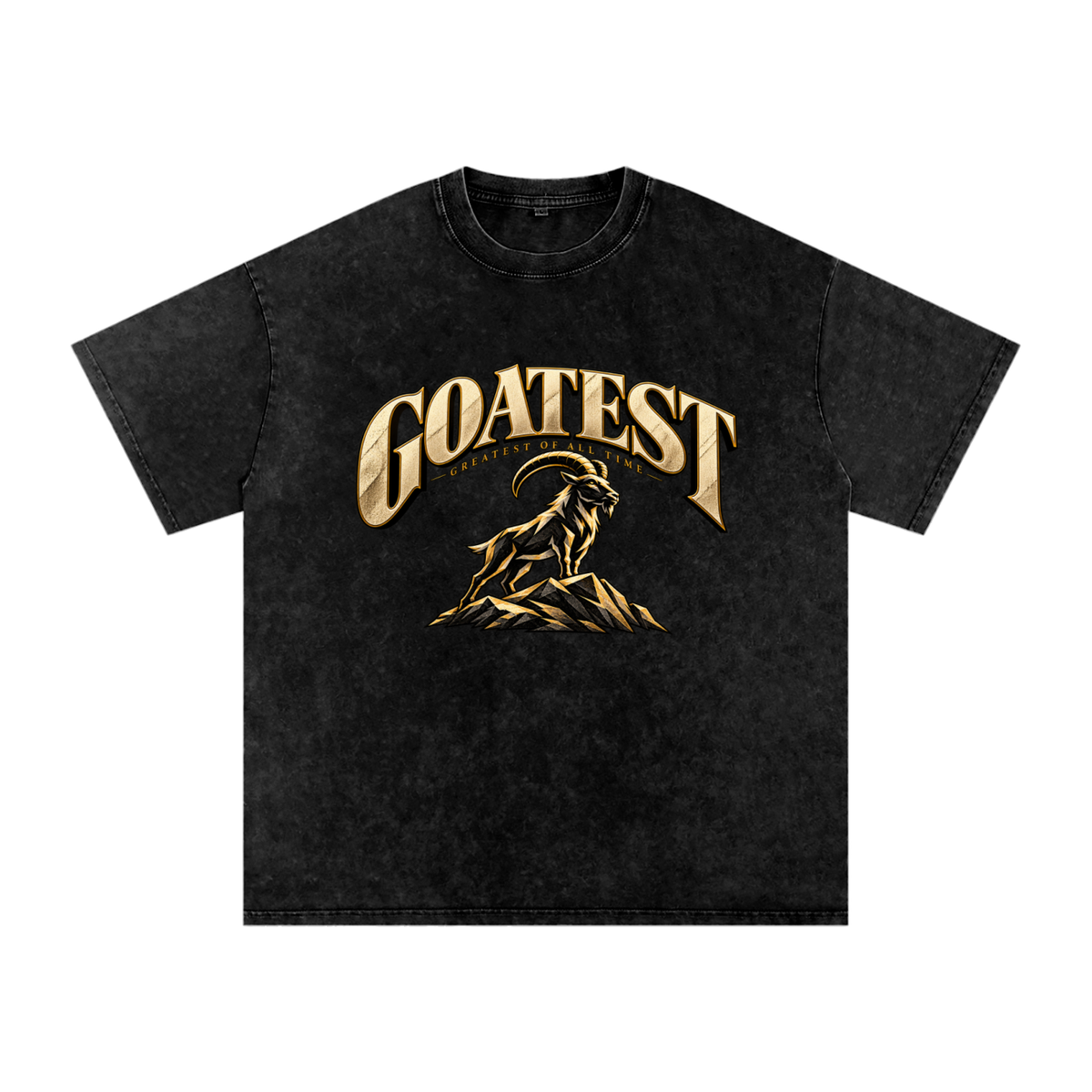 GOATEST — Greatest of All Time / Oversized Cotton T-Shirt