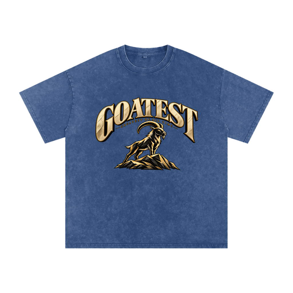 GOATEST — Greatest of All Time / Oversized Cotton T-Shirt