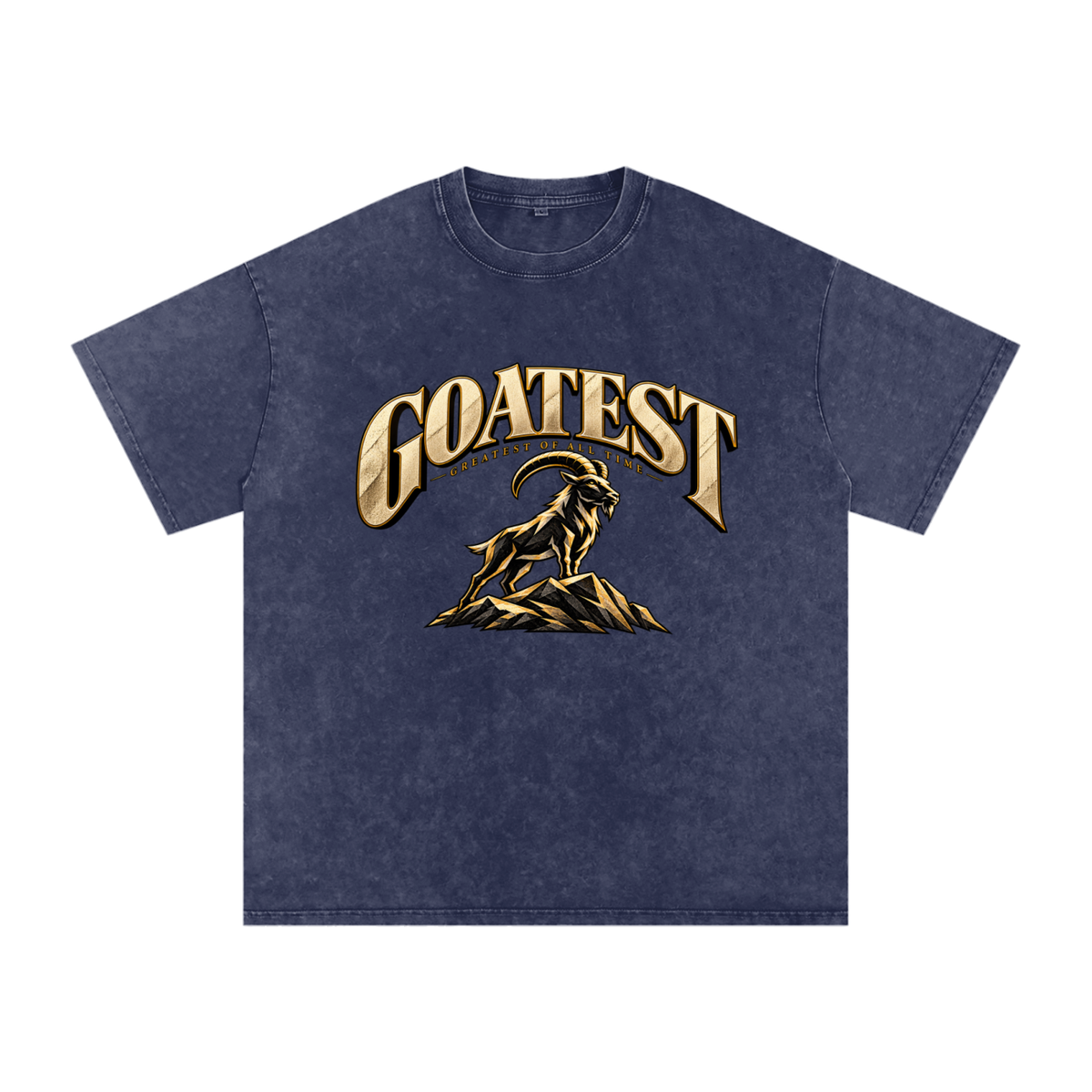 GOATEST — Greatest of All Time / Oversized Cotton T-Shirt